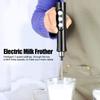 Electric Milk Frother Handheld Automatic Egg Beater Milk Shaker USB Charging