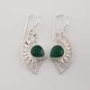 Green Onyx Gemstone 925 Sterling Silver Handmade Jewelry Earring 1.5" Gift For Women CE-26-19
