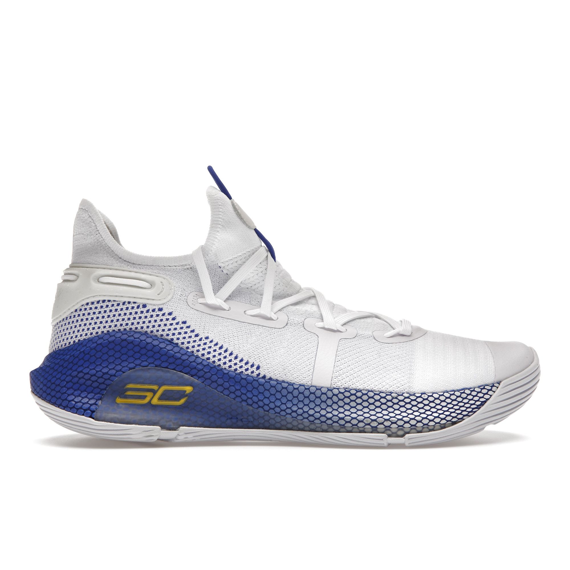 

Мужские кроссовки Under Armour Curry 6 Dub Nation White Royal 3020612-103