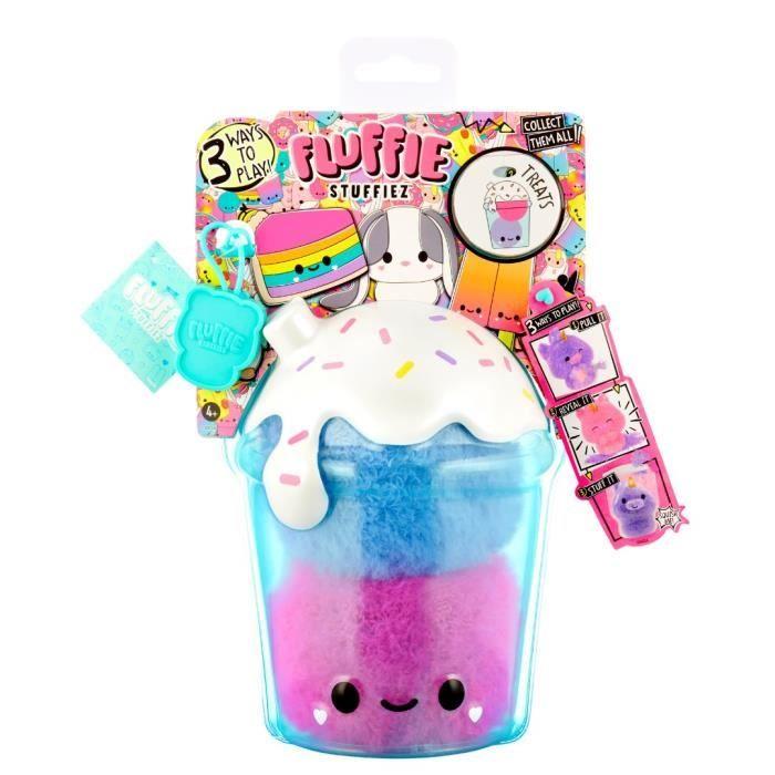 Fluffie stuffiez - customizable asmr plush - boba - filling can be removed to discover another character - ages 4+ chiaro