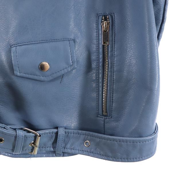 LIKA RULLA Riders jacket XL Blue Women Used