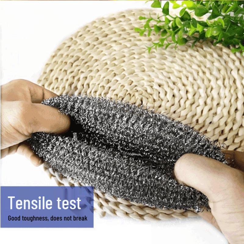 Homeglen Non-Shedding Stainless Steel Scouring Pads, 40g (40 Count)