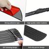 Rubber Car Trunk Bumper Guard Strip Scratch Proof Protective Trim for SUV Sedan Truck Tailgate Anti Slip Durable DIY Automotive Accessories