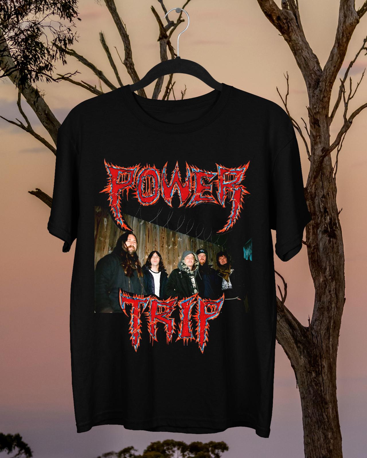 NEW Power Trip Band Member Gift For Fan Black All Size T-shirt AR401 XXXL