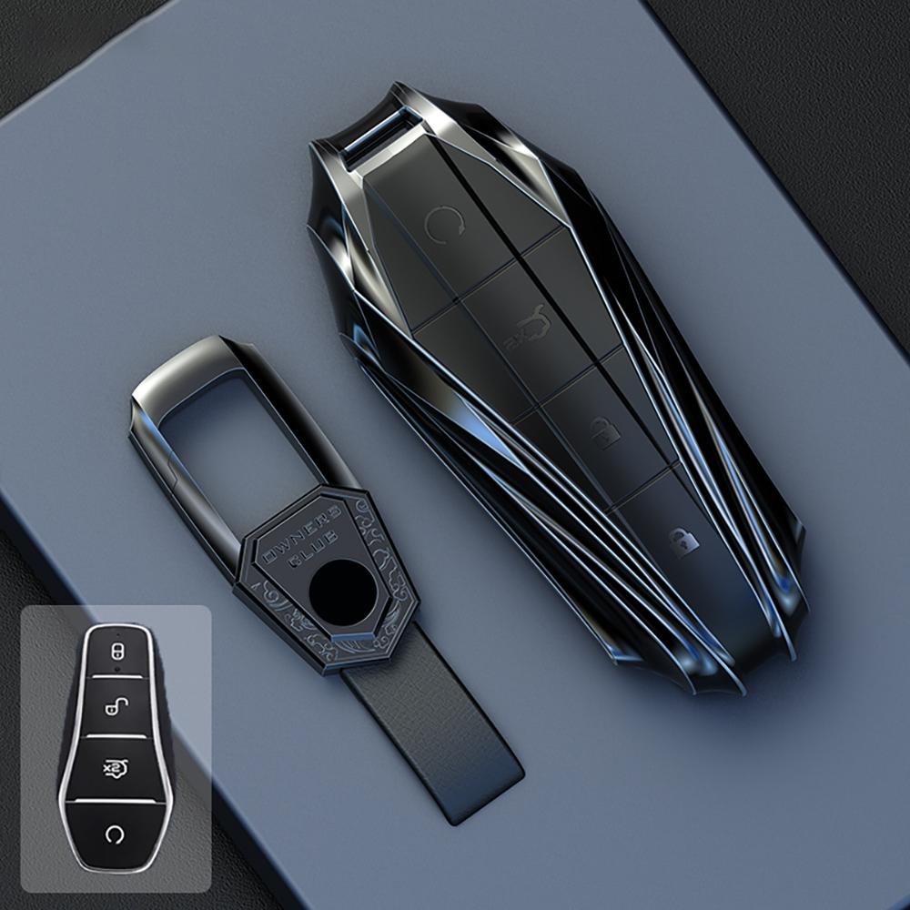 Zinc Alloy Car Key Case Cover For Byd Song Pro Plus Max Dmi Ev Seal Dolphin Remote Control Key Auto Accessories