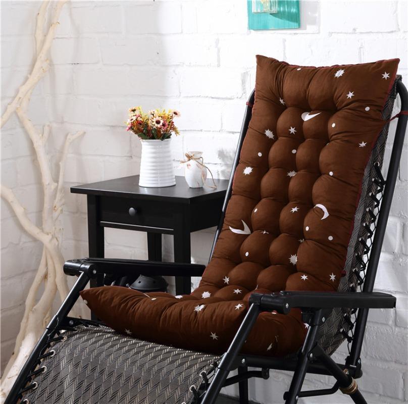 1pc Thickened recliner cushion office sofa summer lunch break rocking chair cotton cushion available on the beach