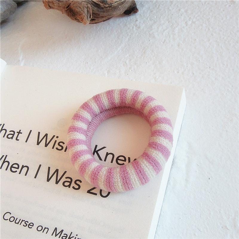 

Резинка для волос Retro Stripes High Elastic - бережно относится к волосам фиолетовый