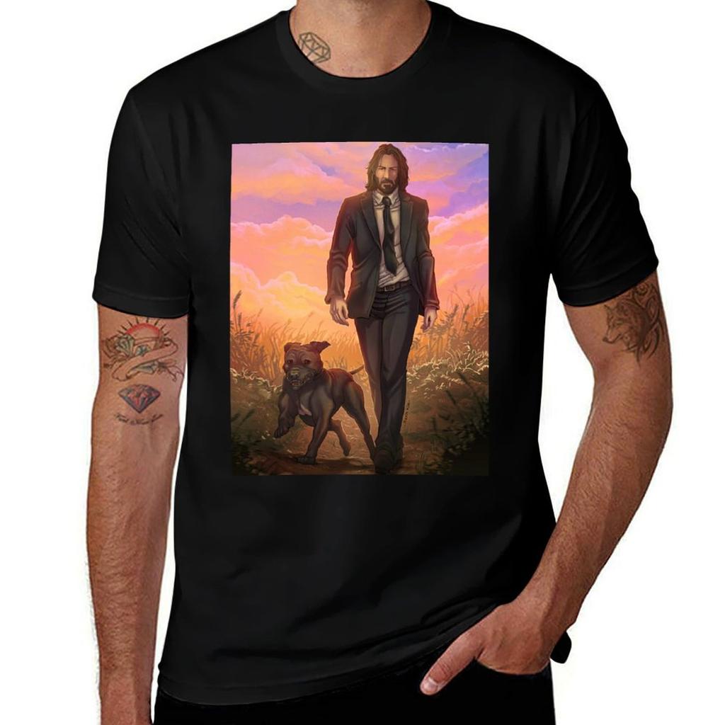 John wick the movies TShirt Casual Daily Wear Short Sleeve Top