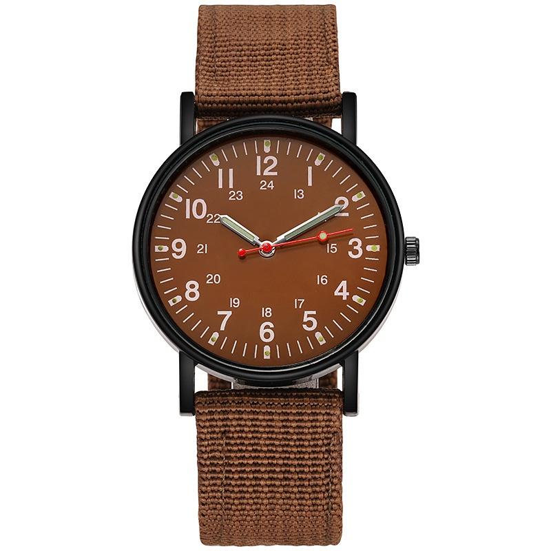 Wrist Men Analog Quartz Analog Watch Nylon Woven Strap Casual Sports Present