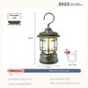 Retro LED Camping Lantern: Portable, Multifunctional, Outdoor, Type-C Rechargeable Tent Light.