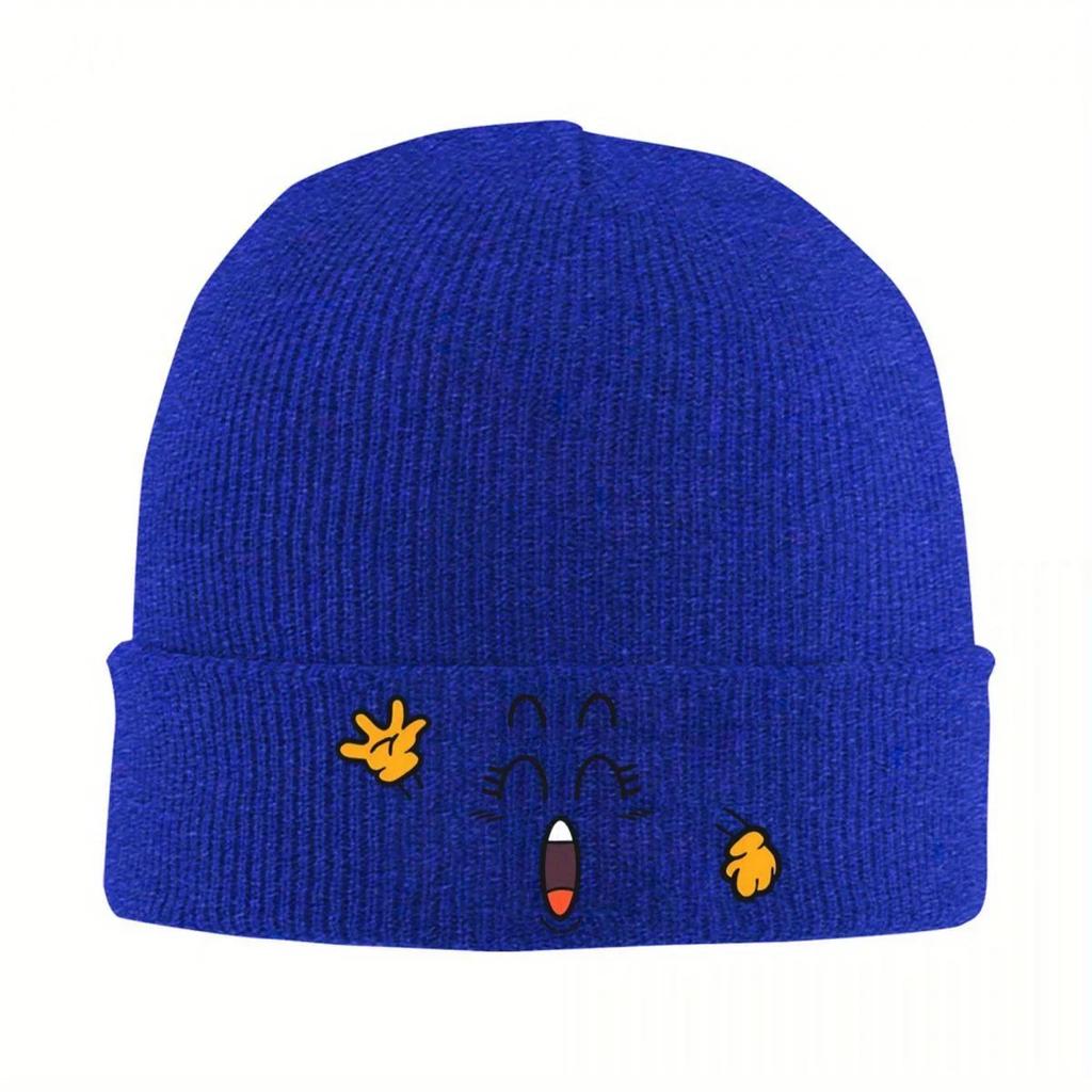 New New Happy Arale DrSlump Hats Autumn Winter Beanie Warm Unisexga Caps FeUnisex Unisex Acrylic Knitted Hat