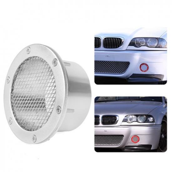 Universal New Racing Air Duct Grill Bumper Vent Inlet Cold Air Intake Cover Kit.