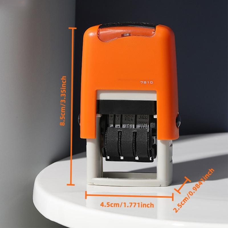 Sturdy Plastic Date Stamping For Easy Marking On Notebook Card And Gift Wrapping Materials