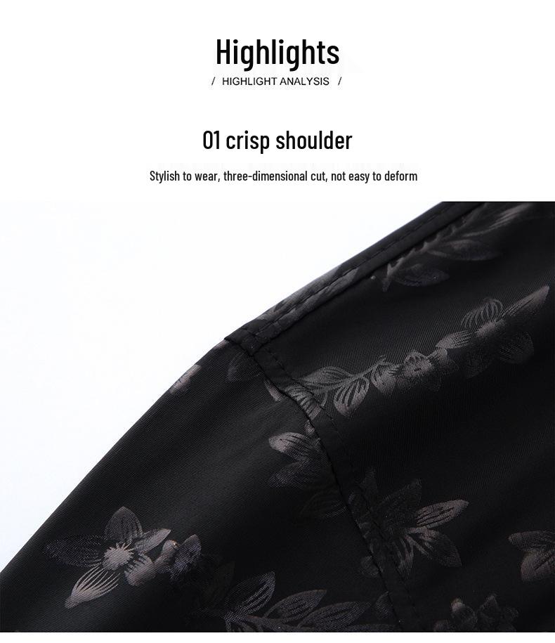 Men's Summer Ice Silk Casual Short-Sleeve Shirt - Wrinkle-Resistant, Easy-Care