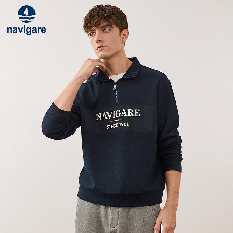 

Navigare Men s Casual Half-Zip Long Sleeve Sweatshirt 2XL (54)