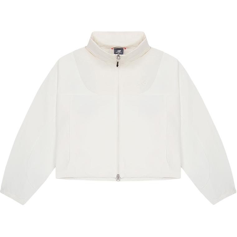 New Balance Jackets Women s White Hooded Moderate Other NAF34042-IV L