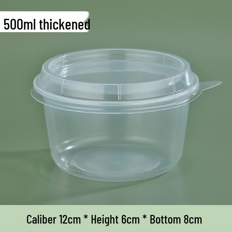 Disposable Round Takeout Food Containers with Lids