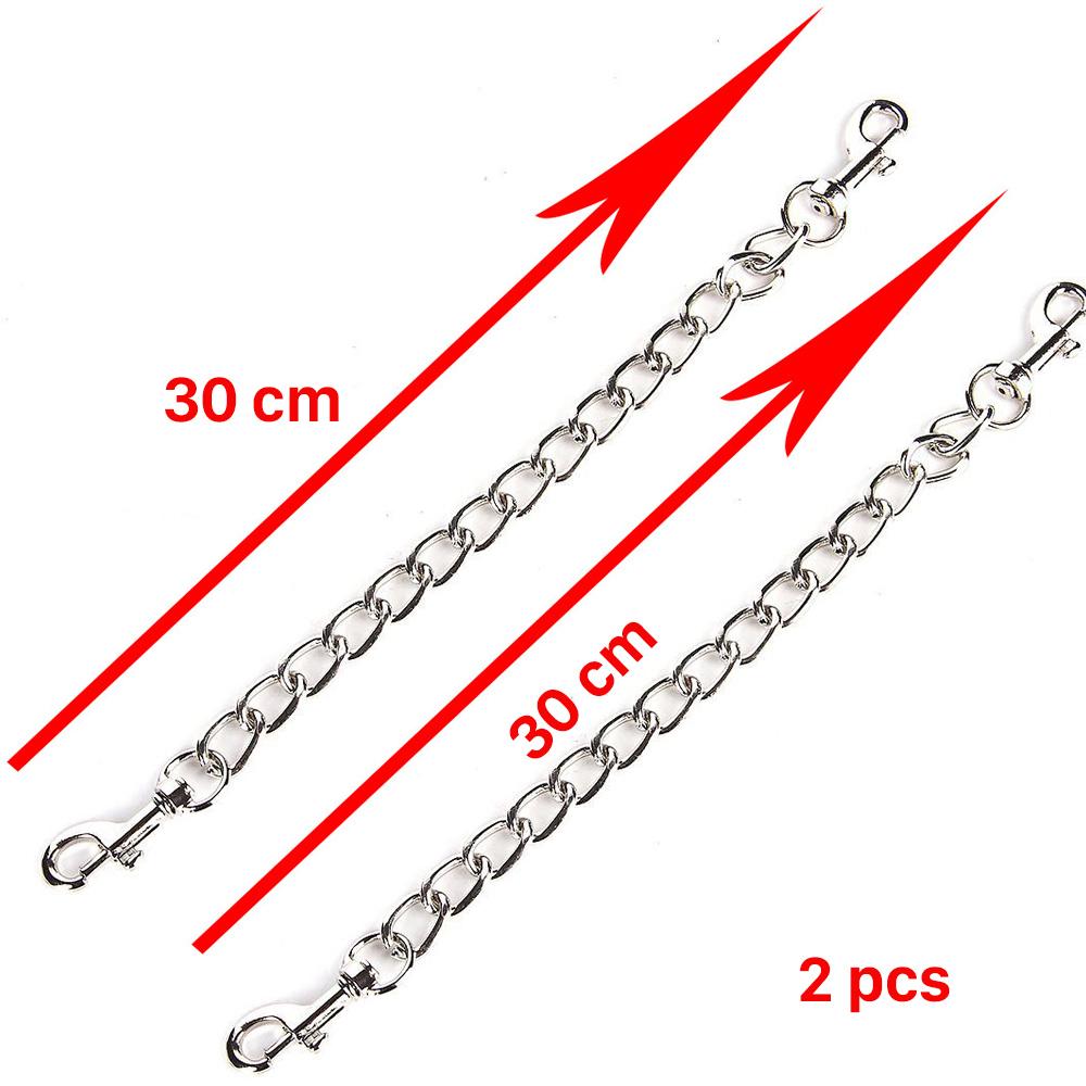 Sex Toys Erotic Accessories Double End Metal Hook Chain For Restraints Handcuffs Convenient Connection Bdsm Bondage