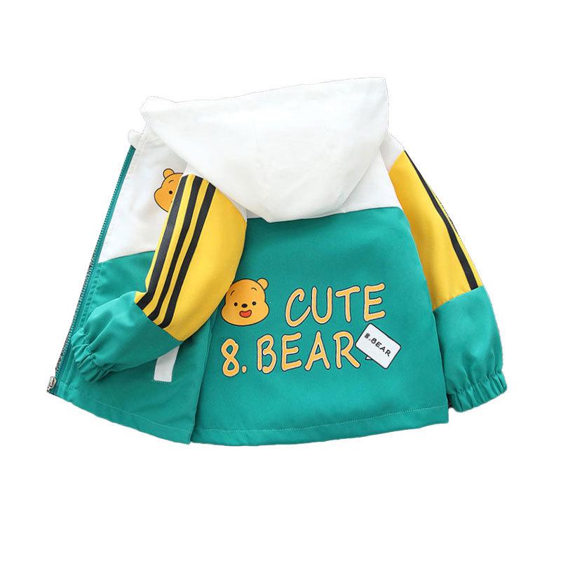 Boys' and Girls' 2025 Autumn Fashion Windbreaker Jacket