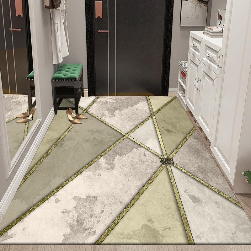 Entrance Carpet Classic Floor Mat Dust Scrapping Home Soft Pastoral Style Carpet Retro Decor Rugs