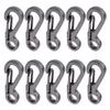 10Pcs/lot Mini Carabiner  Gear Hooks Key Chain Camping EDC Survival Climbing SF Spring Backpack Clasps Keychain