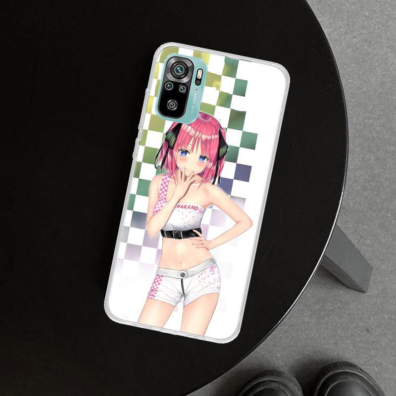 Nino Nakano Anime Phone Case Cover for Xiaomi Redmi Note 15 14 13 12 11 Pro Plus 14S 12S 11S 11T 11E 10S 10 Customized Fundas Re