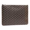 Senat Y Monogramm Canvas und Leder Reißverschluss Geldbörse Kulturtasche Clutch Unisex Geldbörsen Braun SENAT2MGMTY-01CL03P