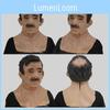 Máscara de Látex de Bigode de Tio Engraçado Ideal Para Festa de Halloween e Eventos de Fantasia