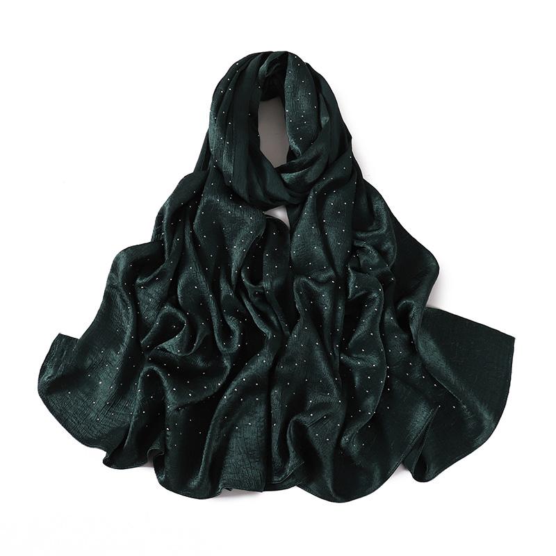 Muslim Chiffon Solid Color Hijab Scarf For Women Hijabs Scarves Squane Head Wrap Jersey Hijabs Islamic Turban Headband Shawl
