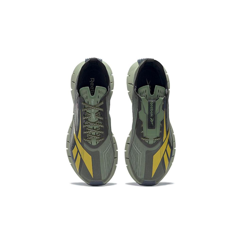 Reebok Zig 3D Storm Casual Shoes Unisex Low Top Black/Green/Yellow FX4844