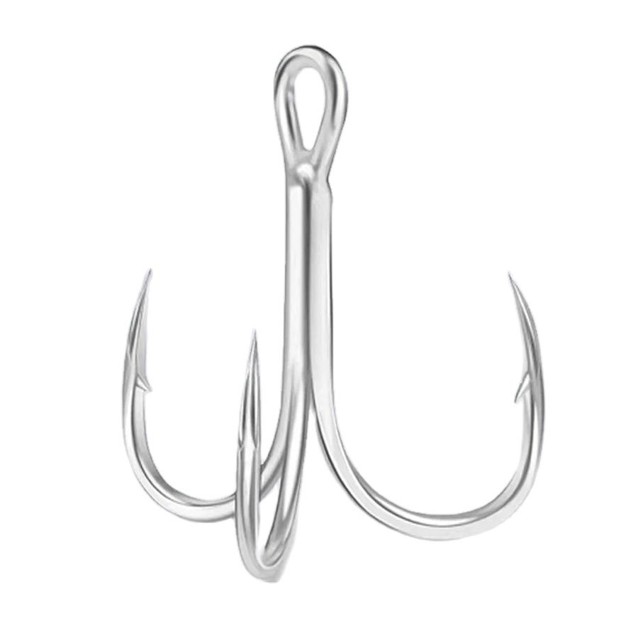 

Рыболовные тройные крючки, 50 шт., острый тройной рыболовный крючок с колючками, сменный крючок для жестких приманок, аксессуары для пресноводной и соленой рыбалки