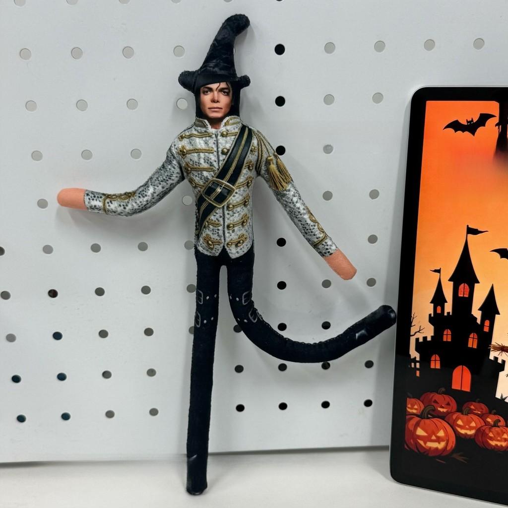 Michael Jackson Halloween Plush Doll With Skeleton Frame For Collectors