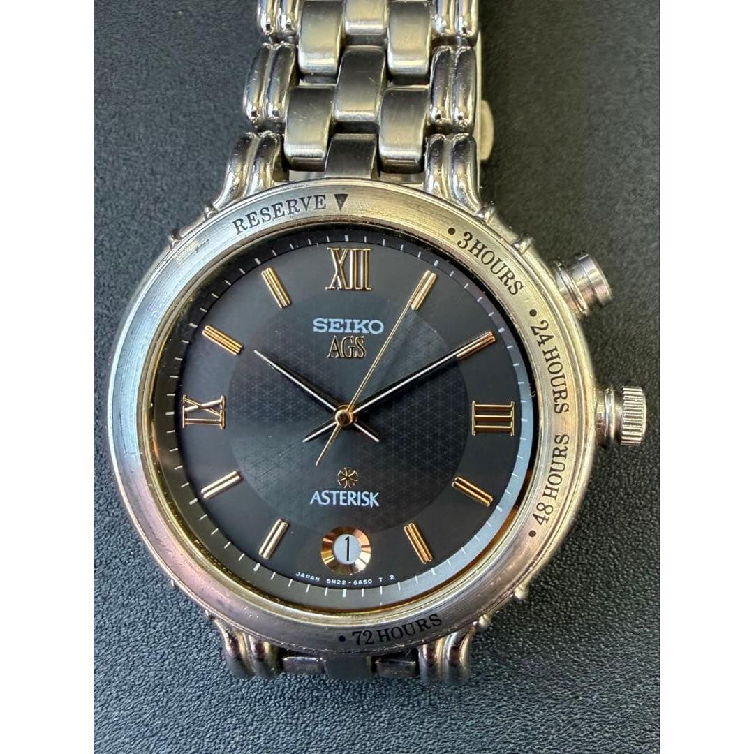 Б/у SEIKO AGS ASTERISK 5M22-6A40 Основной корпус