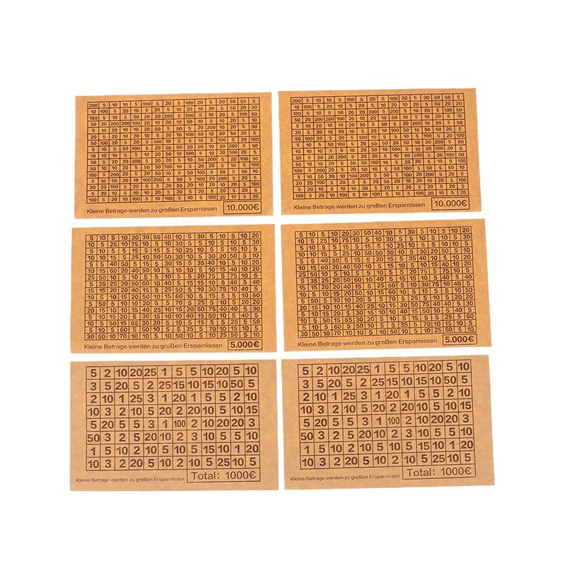 1 Sada Dřevěná Pokladnička Nádoba na Peníze Pokladnička Pro Úsporu Hotovosti Pouzdro na Poklad Mince 1000/5000/10000 Euro