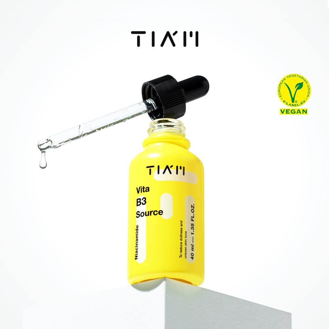 

[TIAM] Vita B3 Source Сыворотка с ниацинамидом, 40 мл (Осветление, разглаживание морщин, сужение пор)