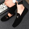 Fashion Men Casual Shoes Slip On Loafers for Male Luxury Dress Driving Formal Wedding Party Flats Plus Size Simple Mens Lazy Casual Shoe