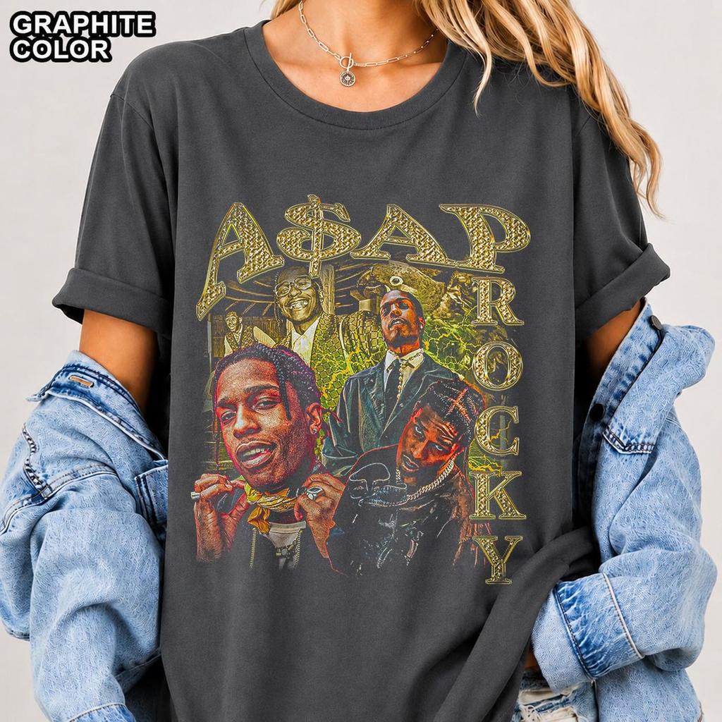 Asap Rocky T-Shirt, Comfort Colors, Bella & Canvas, Gildan Tee and SweaT-Shirt FD