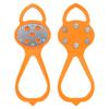 New Steel Five-tooth Gourd Crampon Snow Anti-skid Shoe Nails Simple Anti-drop Shoe Cover