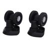 1 Pair Luggage Suitcase Wheels Trunk Luggage Wheels Spare Part Universal Wheel Replacement Silent Double Row