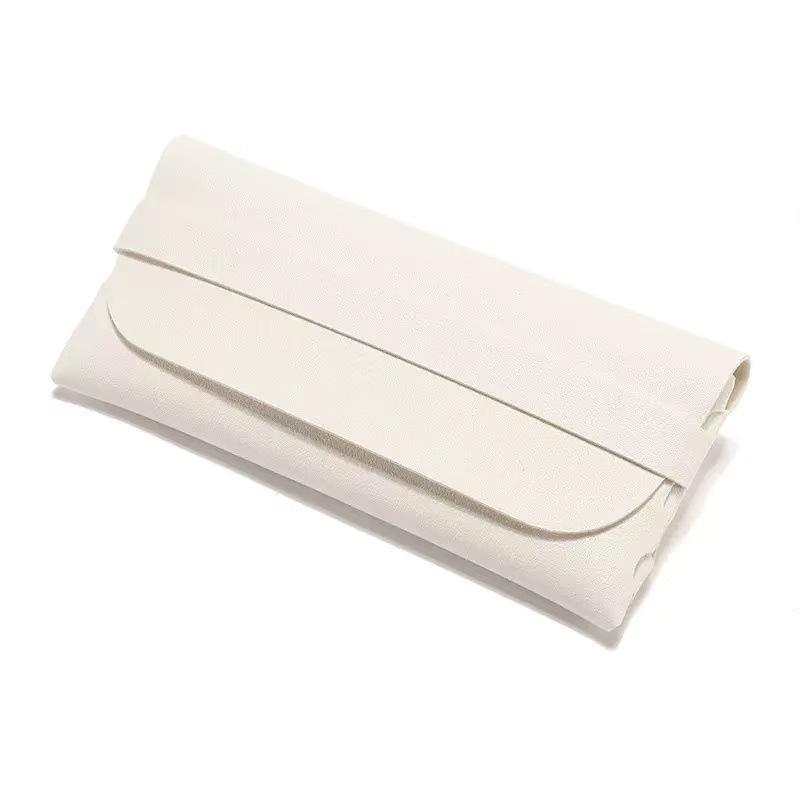 2055 Women's Ultra-Light Color-Changing Transparent Glasses, Trendy Large Slim Frame in Cold Tea Color