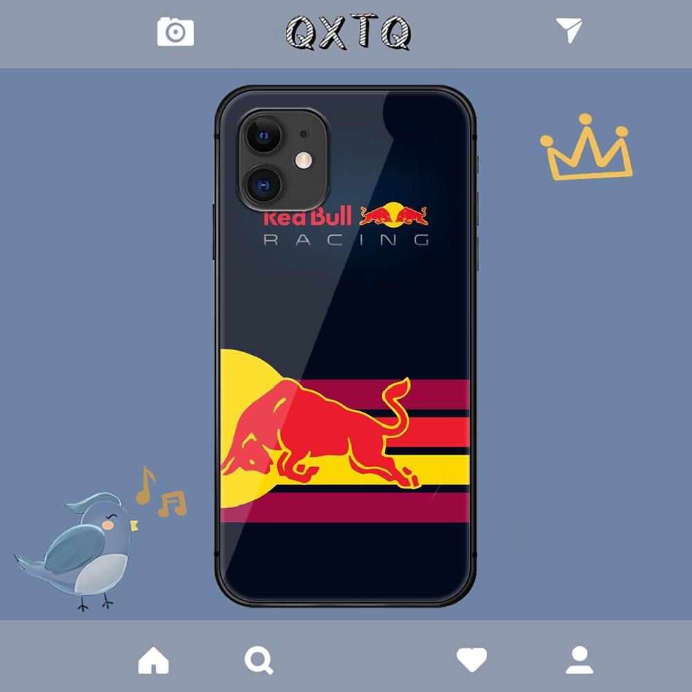 Red Drink Bulls Logo Case For iPhone Samsung Galaxy Redmi Note S 17 16 15 14 13 20 24 25 54 Pro Max Ultra Fe Tempered Glass Cover