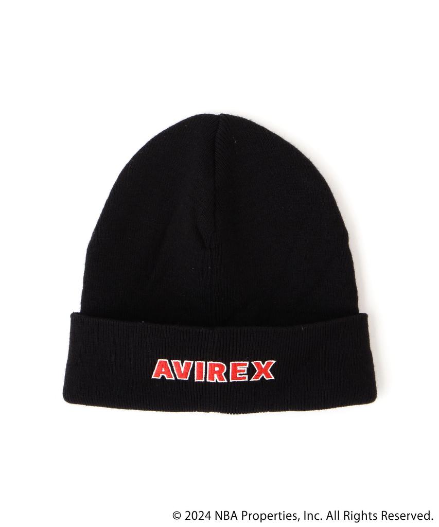 AVIREX X NBA KNIT CAP Men's F 100 Red 783-5174004