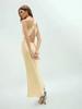 Spring Summer Sexy Halter Long Dress - European & American Style, Slim Fit, Solid Color, Sleeveless for Women