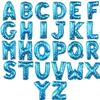 50pc 16 Inch Red Rose Gold Silver Foil Letter Alphabet Balloons Wedding Happy Birthday Party Decoration Kids Baby Shower Supplies KTY