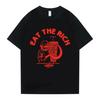 New Funny Men Women Casual Oversized Tand Kids Tshirt Eat The Rich Doner B6ner Kebab Karl Marx Socialist Hasan Piker Graphic T-and Kids Tshirts