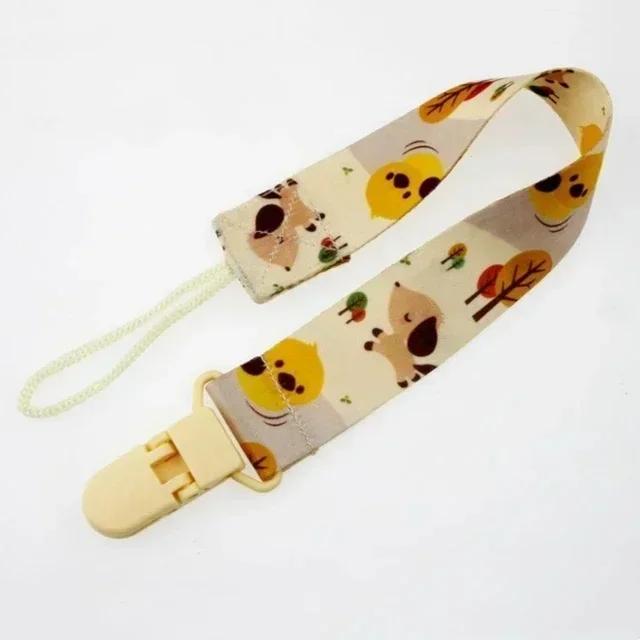 1PC New Baby Stroller Accessories Anti-Drop Hanger Belt Holder Toys Stroller Strap Fixed Print Pacifier Chain for Child