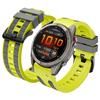 QuickFit 22mm 26mm Two-tone Sports Silicone Watch Band For Garmin Fenix 8 Pro 51mm 47mm E 7 7X 6 6X/Epix Gen 2 Strap Bracelet