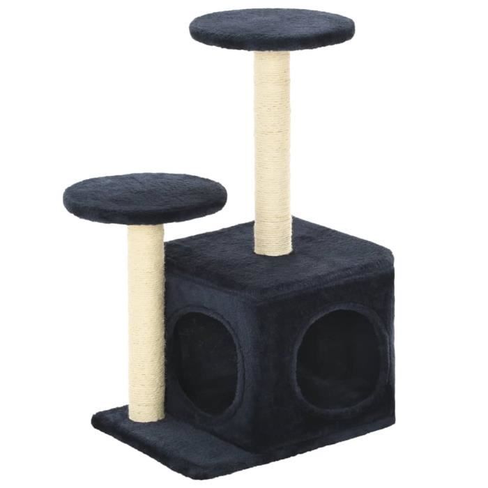 VidaXL Cat Tree with Sisal Scratching Posts 60cm Dark Blue