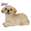 Charming Room Ornaments Cute Puppy Figurine Resin Ornament for Desk And Car Decor Interior Accessories Realistic Dog Figurines Miniature