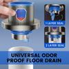 Odor Proof Floor Drain Valve-Sewer Core Backflow Preventer Shower Floor Drain Plug for Kitchen Bathroom Toilet Sewer